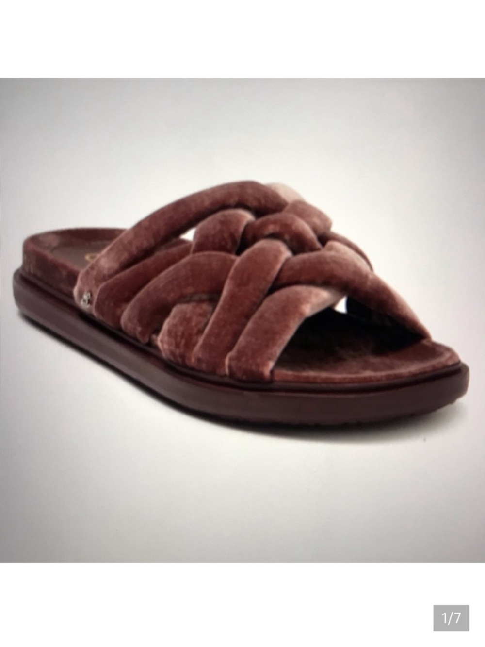 NWT Sam Edelman size 8 1/2 velvet sandal